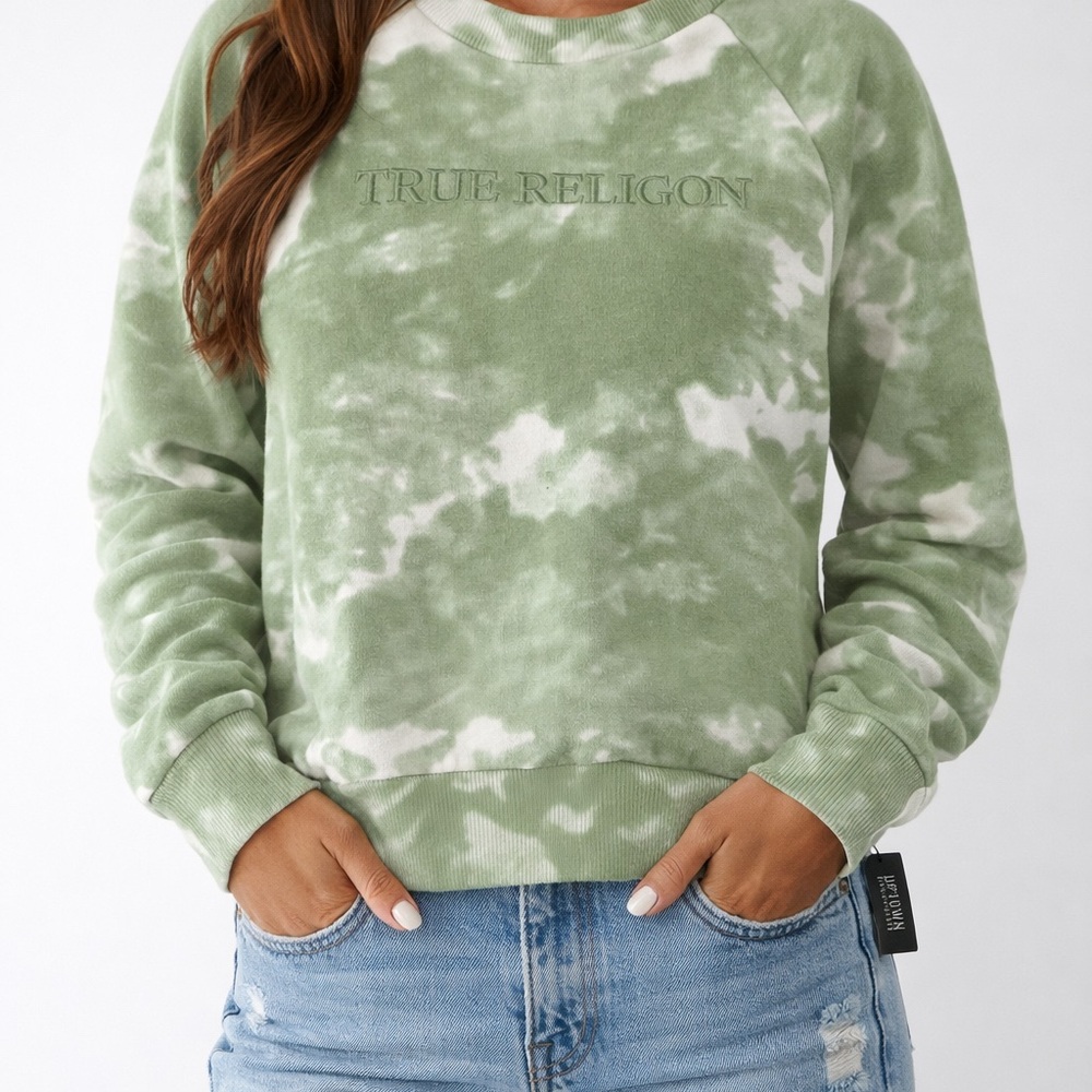 True Religion Sage Tie-Dye Pullover